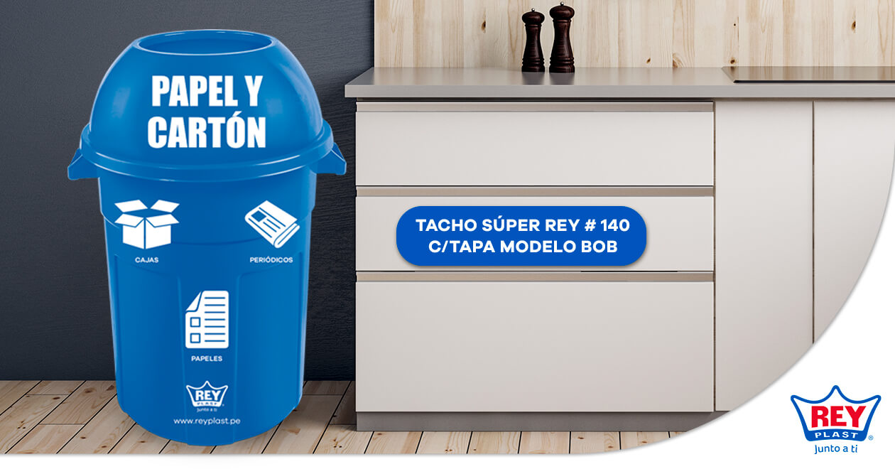 Papelera Azul Reyplast